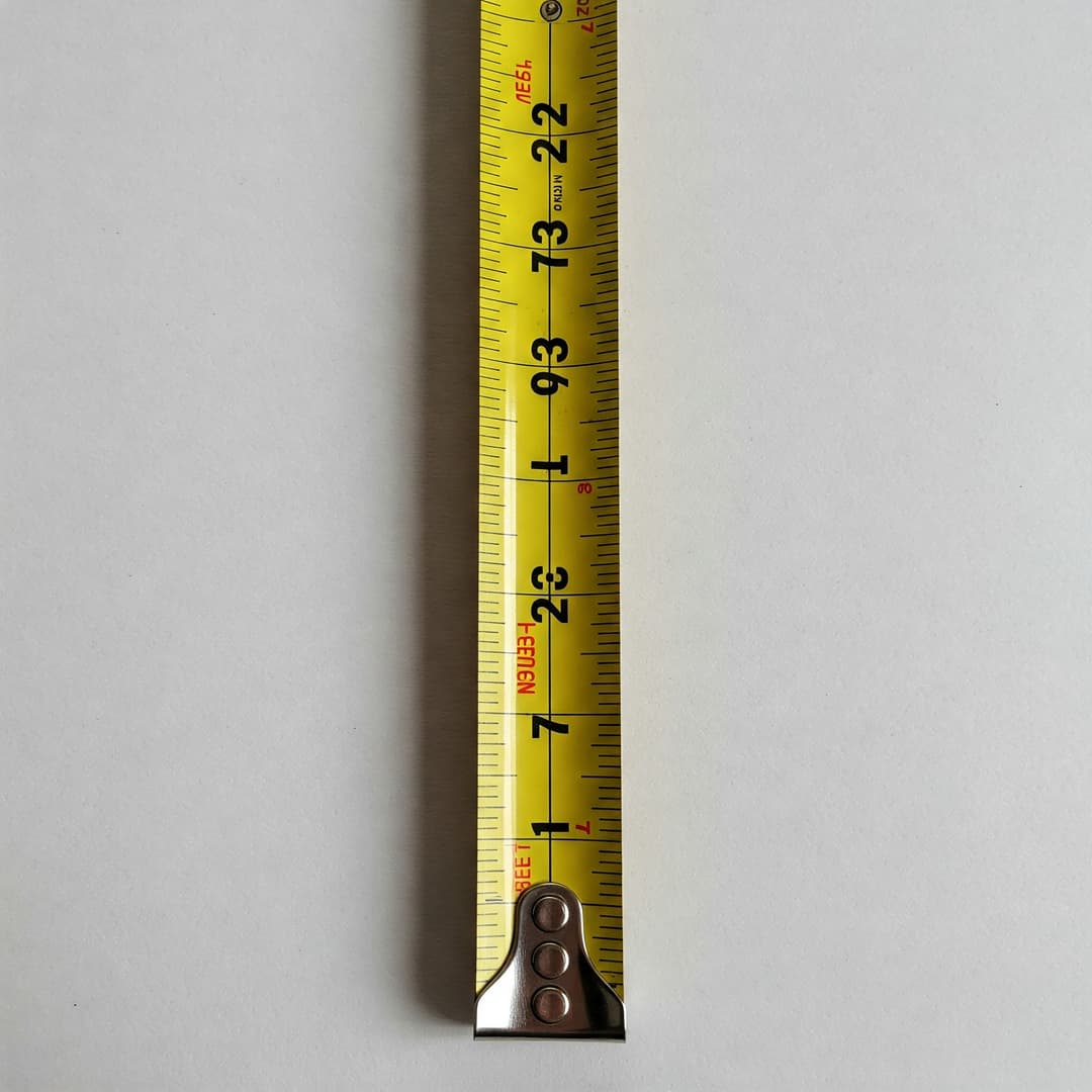 Measuring tape feet and inches